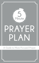 book cover for 5-Minute Prayer Plan