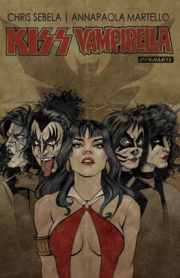 book cover for Kiss/Vampirella TP