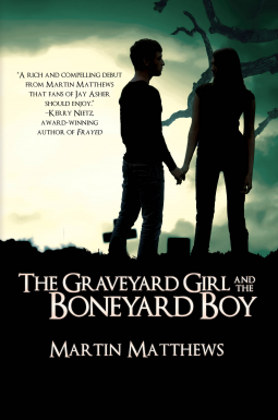 book cover for The Graveyard Girl and The Boneyard Boy