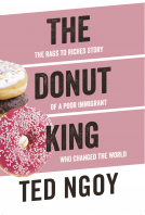 book cover for The Donut King
