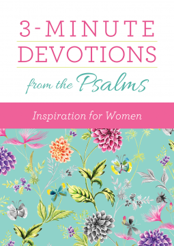 book cover for 3-Minute Devotions from the Psalms: Inspiration for Women