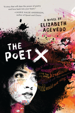 book cover for The Poet X
