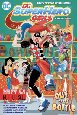 book cover for DC Super Hero Girls: Out of the Bottle