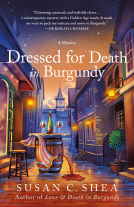 book cover for Dressed for Death in Burgundy