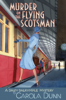 book cover for Murder on the Flying Scotsman