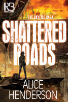 book cover for Shattered Roads