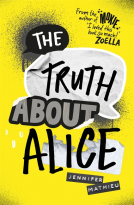 book cover for The Truth About Alice