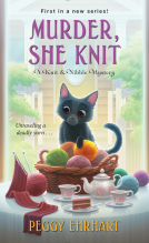 book cover for Murder, She Knit