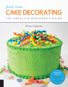 book cover for First Time Cake Decorating