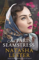 book cover for The Paris Seamstress