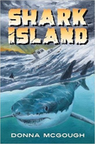 book cover for Shark Island