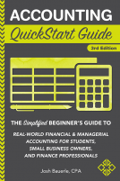 book cover for Accounting QuickStart Guide