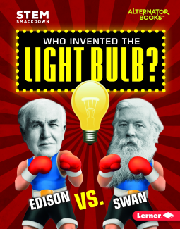 book cover for Who Invented the Light Bulb?
