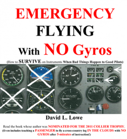 book cover for Emergency Flying with no Gyros