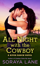 book cover for All Night with the Cowboy