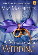 book cover for A Midsummer Wedding