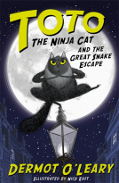 book cover for Toto the Ninja Cat and the Great Snake Escape