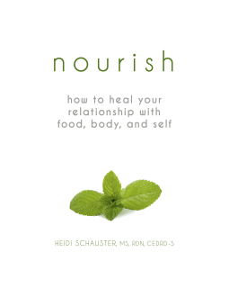 book cover for Nourish