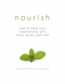 book cover for Nourish
