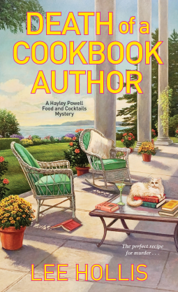 book cover for Death of a Cookbook Author