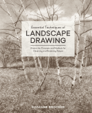 book cover for Essential Techniques of Landscape Drawing