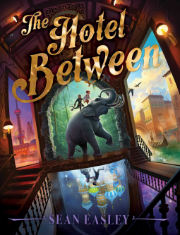 book cover for The Hotel Between