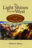 book cover for The Light Shines from the West