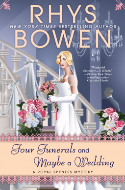 book cover for Four Funerals and Maybe a Wedding
