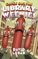 book cover for Check Out the Library Weenies