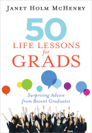book cover for 50 Life Lessons for Grads