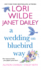 book cover for A Wedding on Bluebird Way