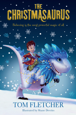 book cover for The Christmasaurus