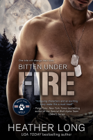 book cover for Bitten Under Fire
