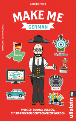 Buchcover für Make me German! Zweisprachiges Wendebuch Deutsch/ Englisch