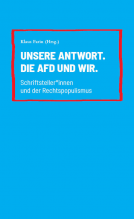 Buchcover für Unsere Antwort. Die AfD und wir.