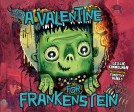 book cover for A Valentine for Frankenstein