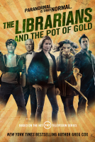 book cover for The Librarians and the Pot of Gold