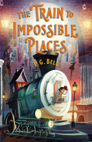 book cover for The Train to Impossible Places: A Cursed Delivery