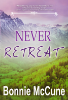 book cover for Never Retreat
