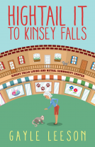 book cover for Hightail It to Kinsey Falls