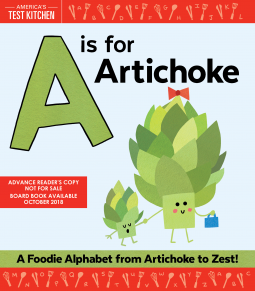 book cover for A Is for Artichoke