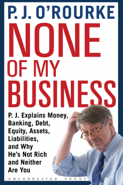 book cover for None of My Business