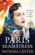 book cover for The Paris Seamstress