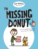 book cover for Big Words Small Stories: The Missing Donut