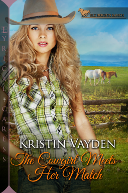 book cover for The Cowgirl Meets Her Match