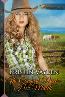 book cover for The Cowgirl Meets Her Match