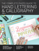 book cover for The Complete Photo Guide to Hand Lettering and Calligraphy