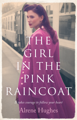 book cover for The Girl in the Pink Raincoat
