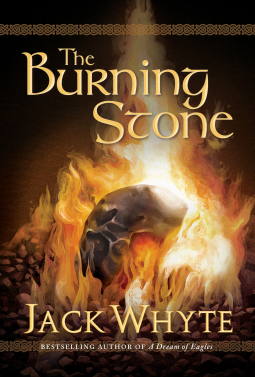 book cover for The Burning Stone