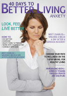 book cover for 40 Days to Better Living: Anxiety